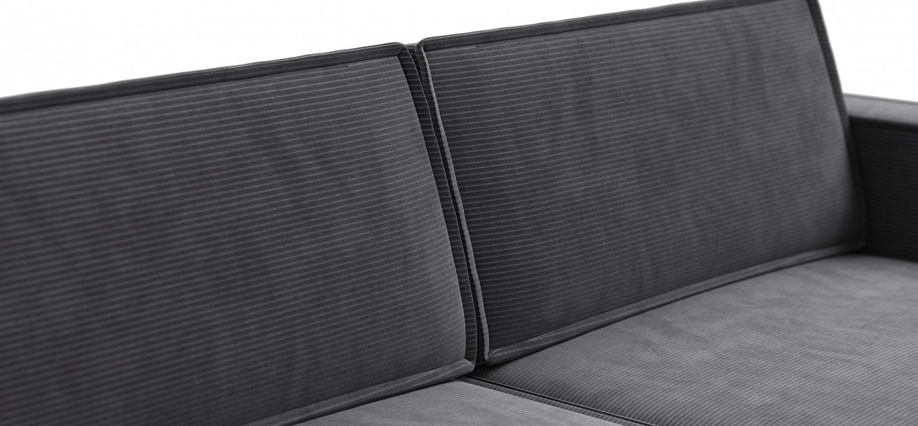 Диван Босс Софт Модуль Вельвет Корд графит