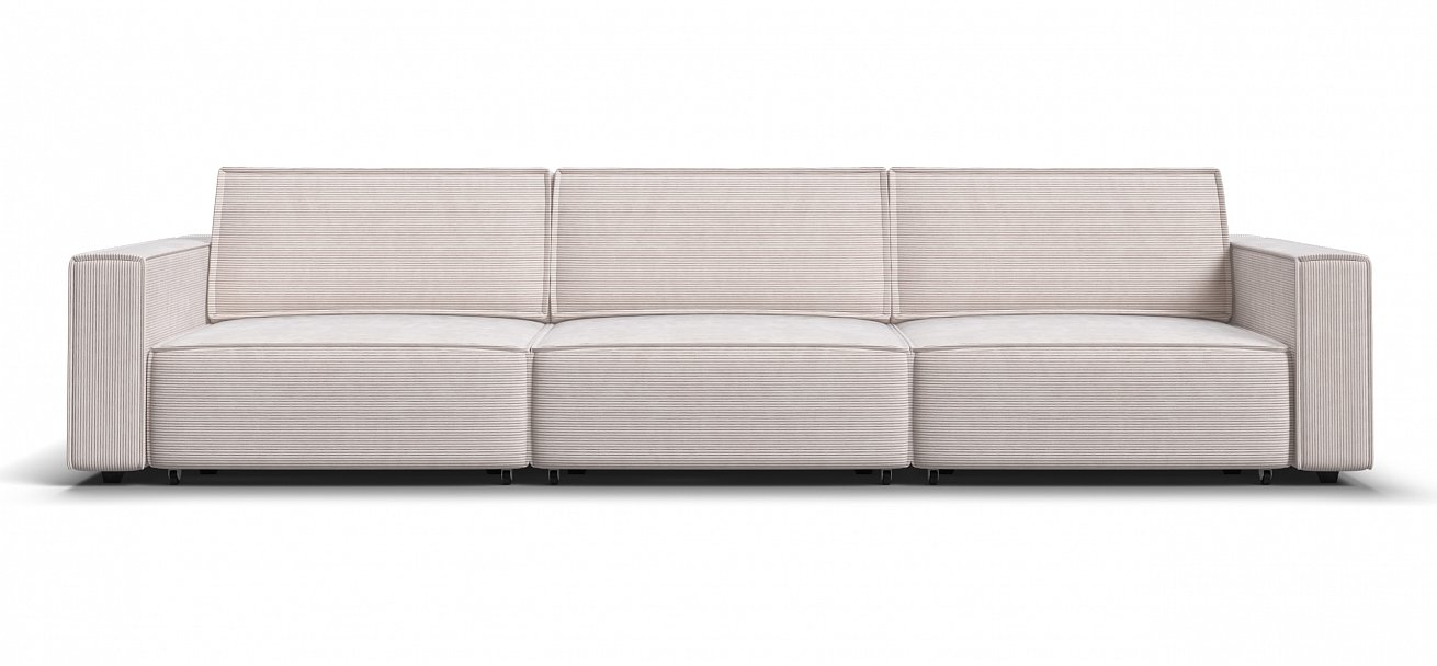 Диван Босс Софт Модуль Макс Вельвет Корд бежевый