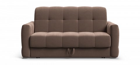 Диван Босс Слип 140 велюр Монолит мокко 1