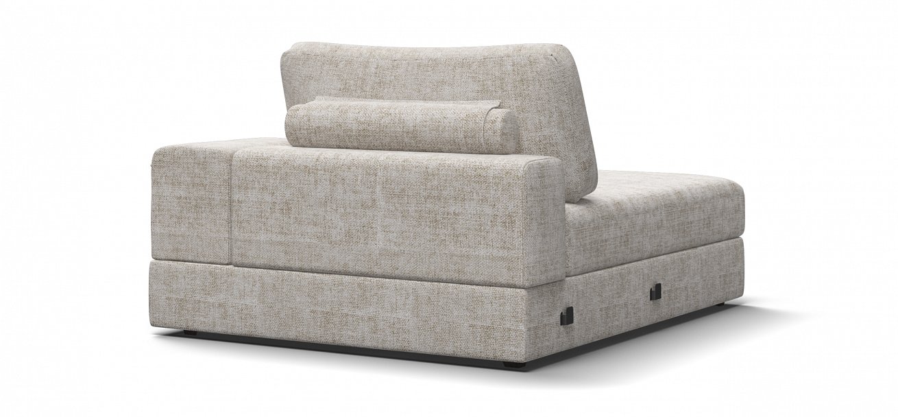 Босс Модуль оттоманка правая Шенилл Смарт кварц