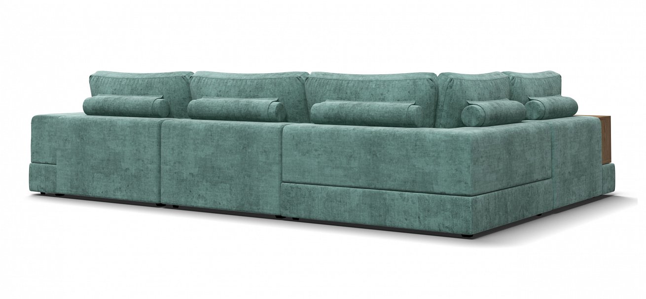 П-образный диван-кровать Босс Модуль Шенилл Глосс минт