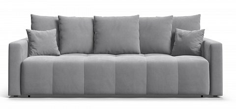 Диван Босс Тренд велюр Монолит сталь 1