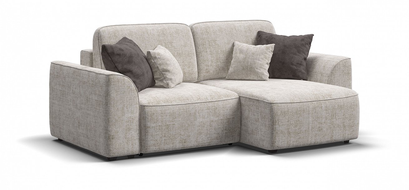 Угловой диван Кинг Модуль Шенилл Смарт кварц