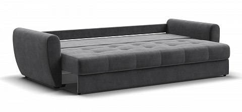 Диван Престон велюр Монолит серый 3