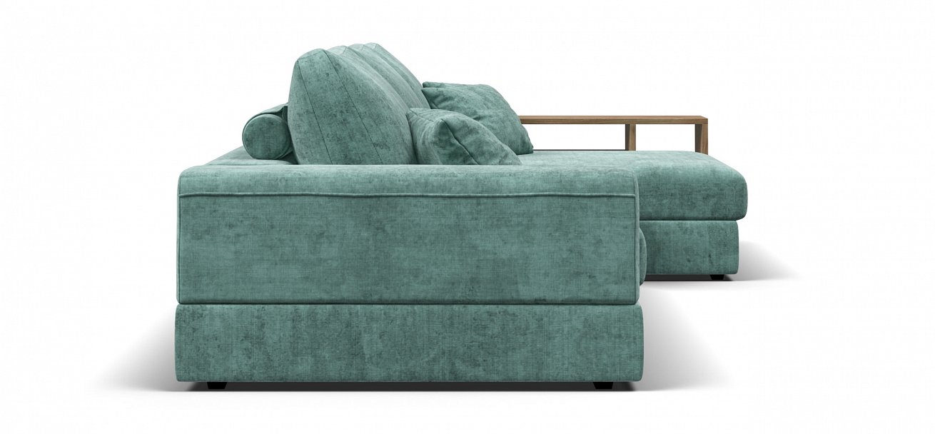 Угловой диван-кровать Босс Модуль ХЛ Шенилл Глосс минт