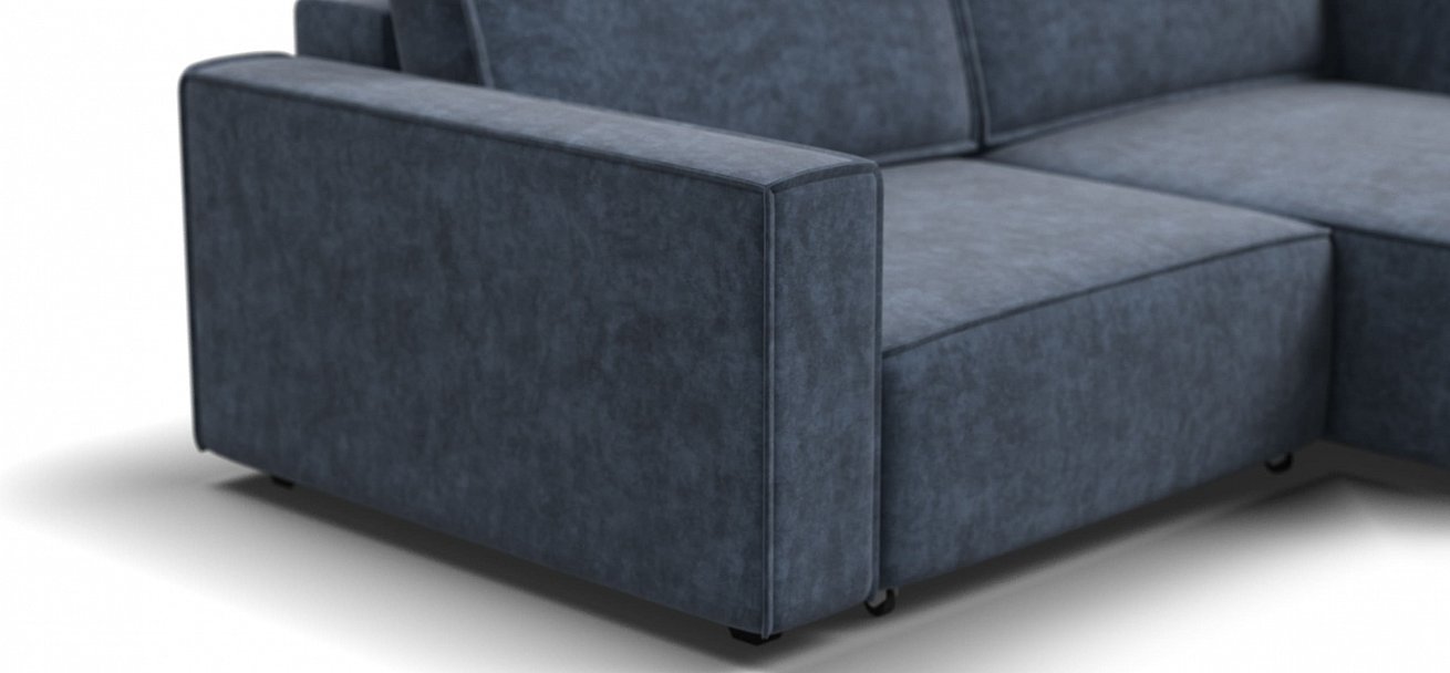 Угловой диван Босс Софт Модуль велюр Роял синий