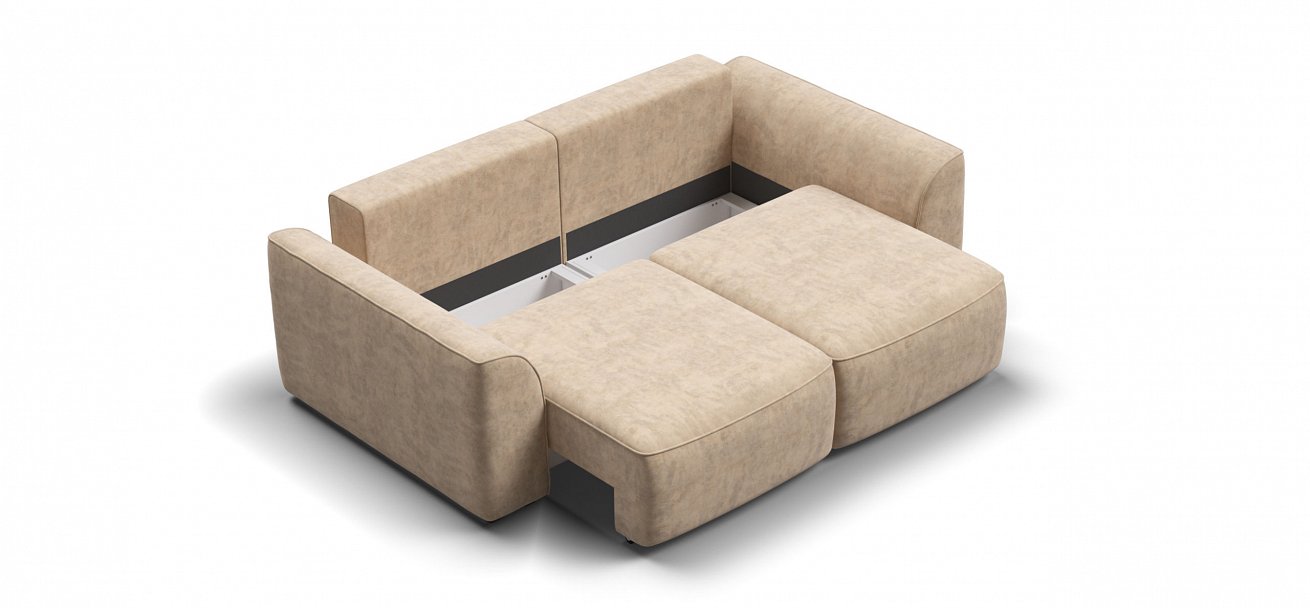 Диван Кинг Модуль велюр Роял шампань