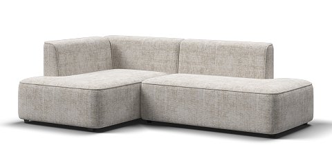 Угловой диван левый Кинг Твин Шенилл Смарт кварц 3