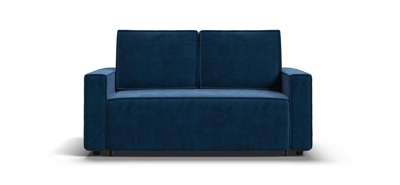 Диван Норд двухместный велюр Монолит синий