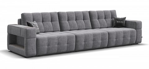 Диван Босс ХО Макс велюр Роял агат / Камень