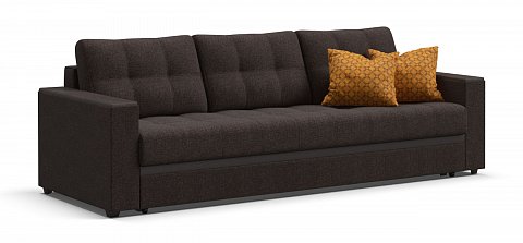 Диван Атланта НПБ 120 Рогожка Мальмо шоколад