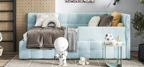 Бортик для Босс Мини велюр Монолит аква 2