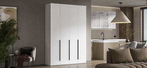 Босс Стандарт 160*236 шкаф распашной 4Д+ящики Белый 2