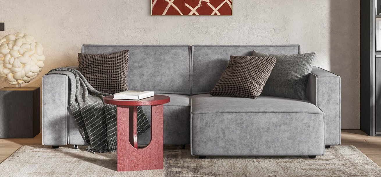 Угловой диван Босс Софт Модуль велюр Роял агат