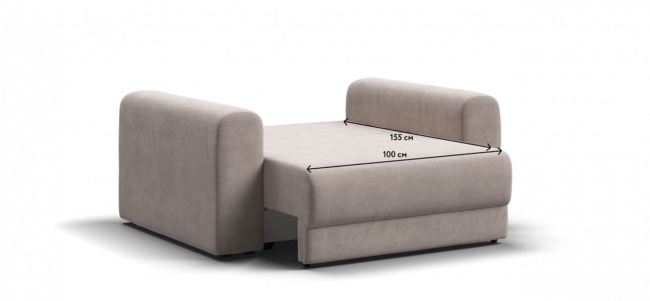 Кресло Ричмонд Модуль велюр Монолит латте