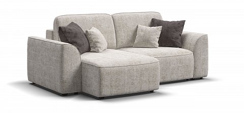 Угловой диван Кинг Модуль Шенилл Смарт кварц 2