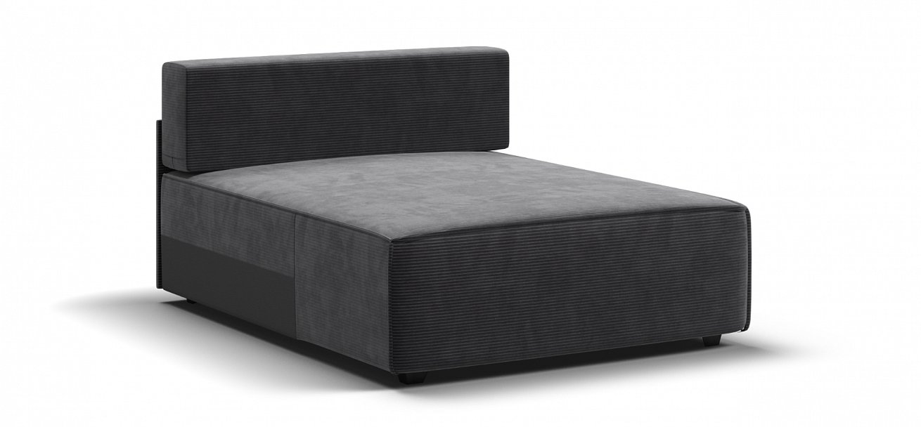 Босс Софт Модуль оттоманка Вельвет Корд графит