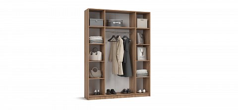 Рим 160 шкаф распашной 4Д 01 Орех Селект 3