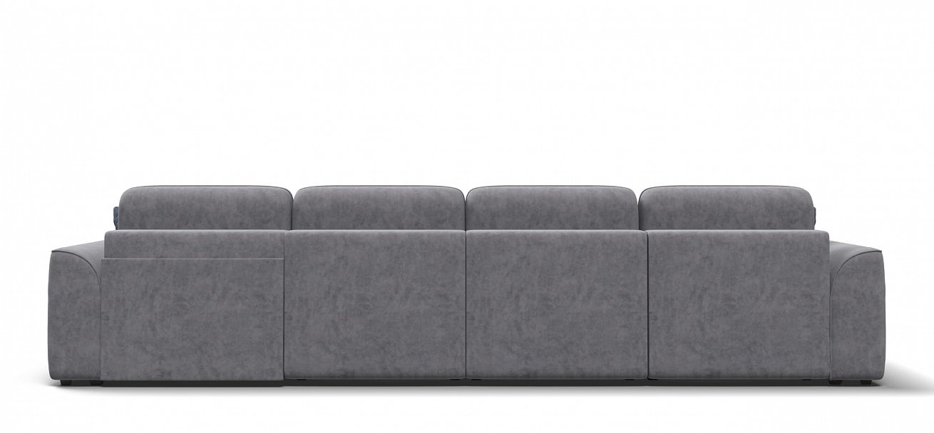 Угловой диван Кинг Модуль Макс велюр Роял агат