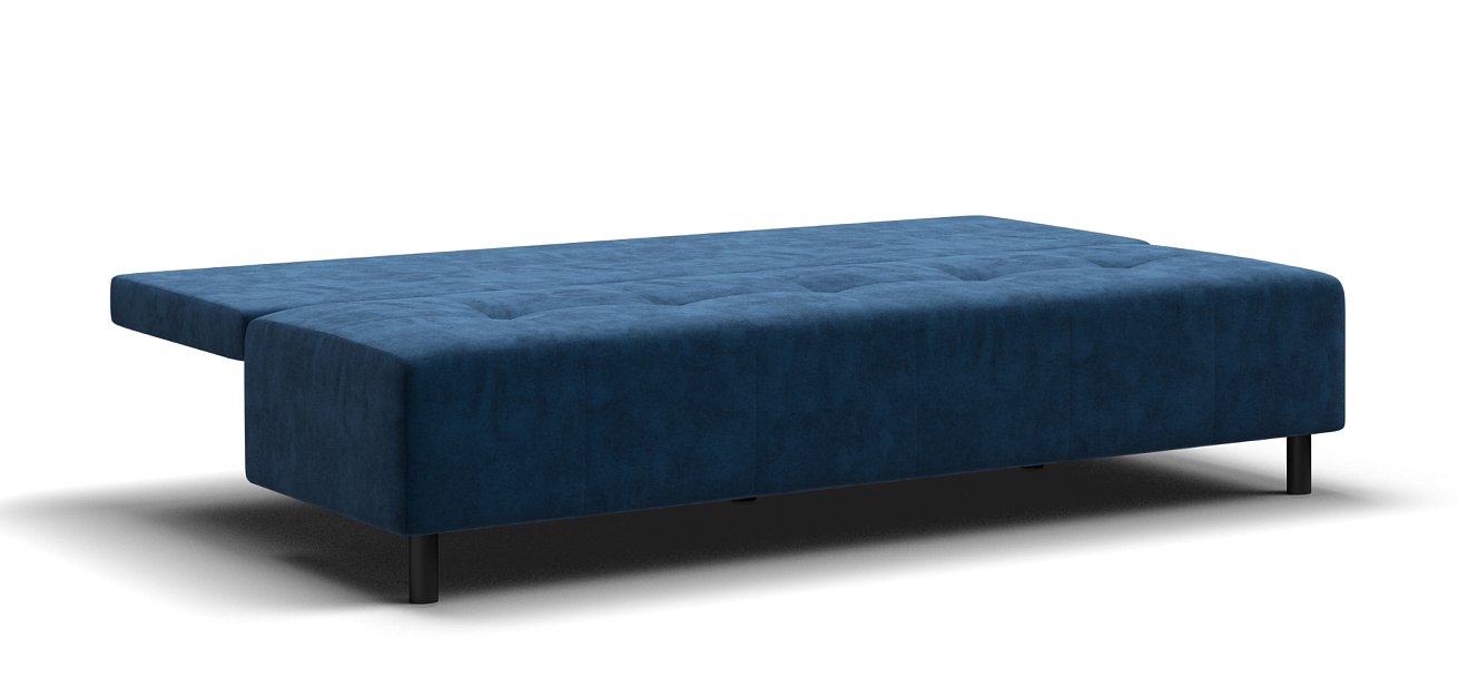 Диван Бостон Мини велюр Монолит синий