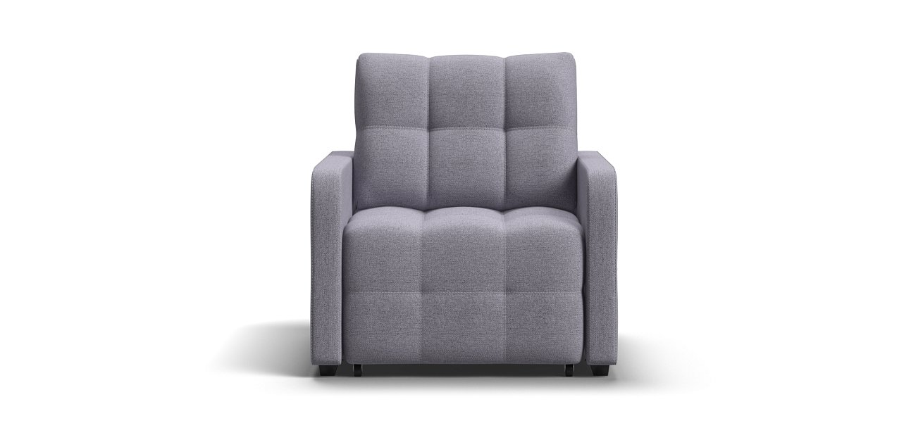 Кресло-кровать Денди Слим Рогожка Мальмо платина