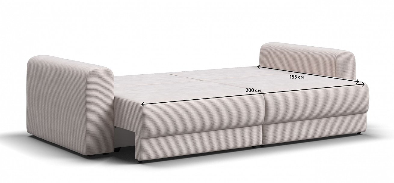 Модульный диван Ричмонд Модуль Вельвет Корд бежевый