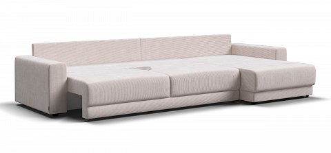 Угловой диван Босс Прайм Макс Вельвет Корд бежевый 3