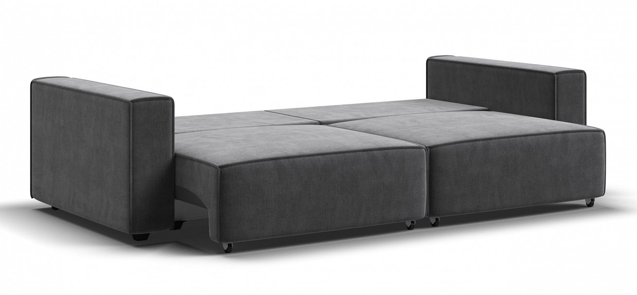 Диван Босс Софт Модуль велюр Монолит серый