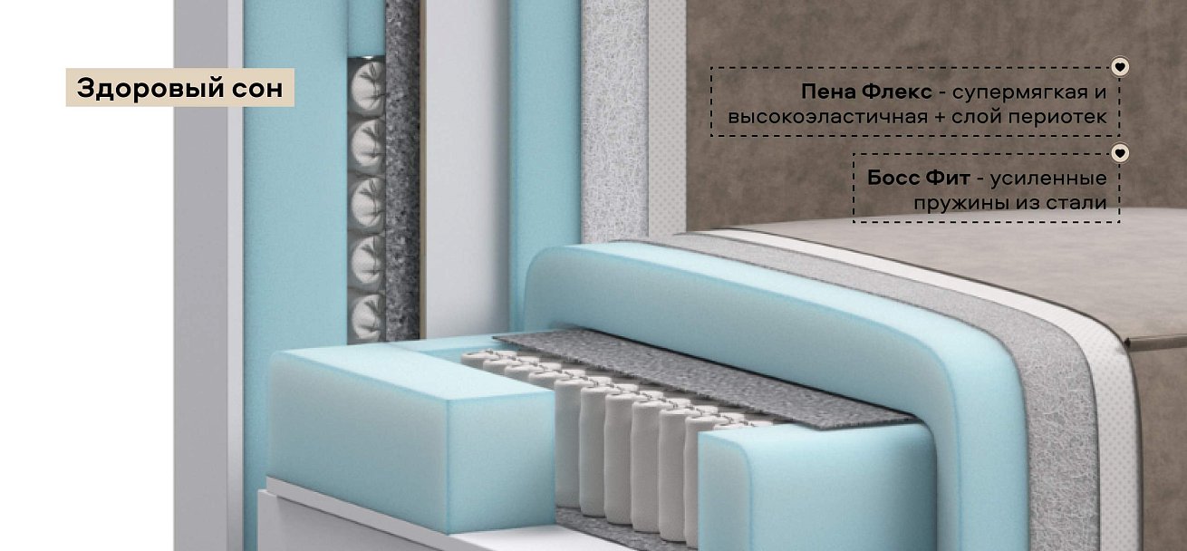 Угловой диван Босс Софт Модуль Макс велюр Роял тауп