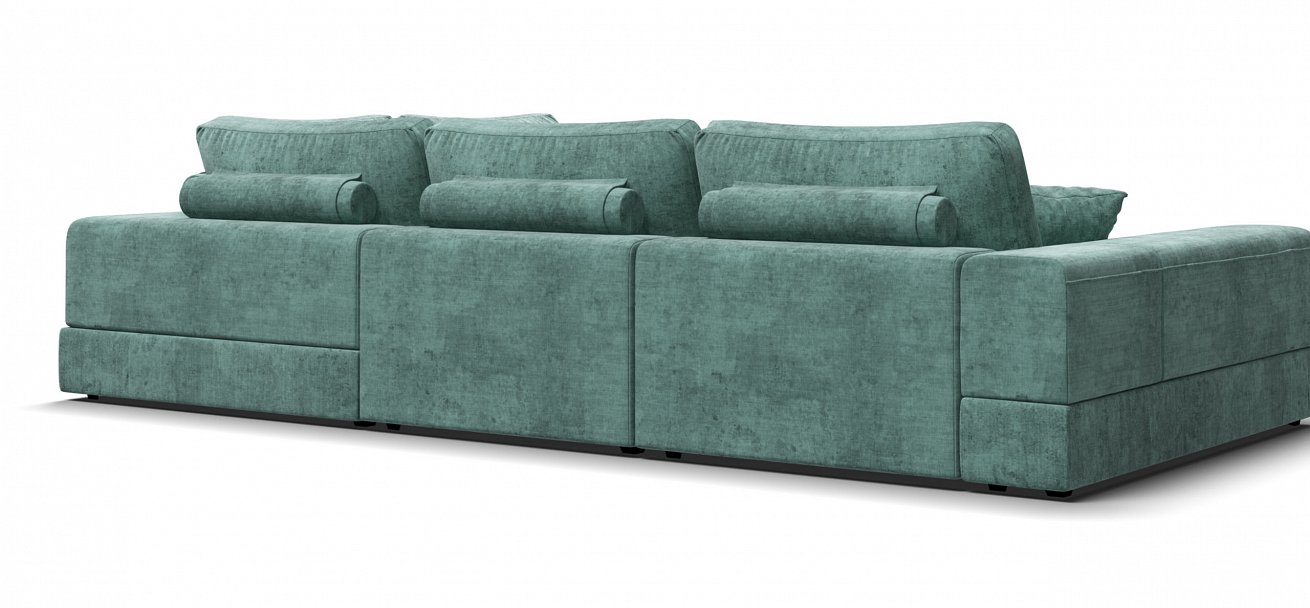 Угловой диван-кровать Босс Модуль ХЛ Шенилл Глосс минт