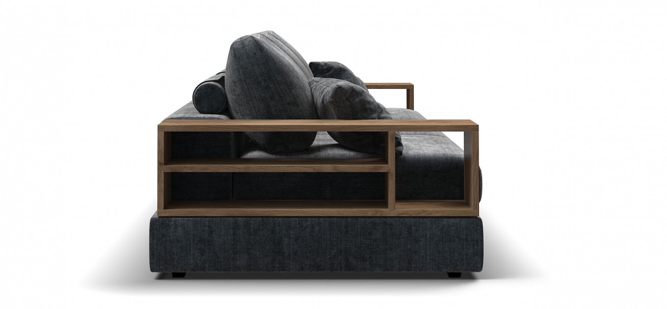 Диван-кровать Босс Модуль Макс Шенилл Глосс карбон