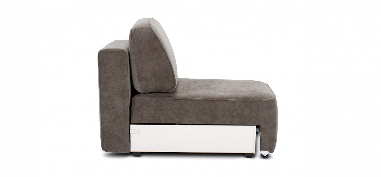 Кинг Модуль спальное место велюр Роял тауп