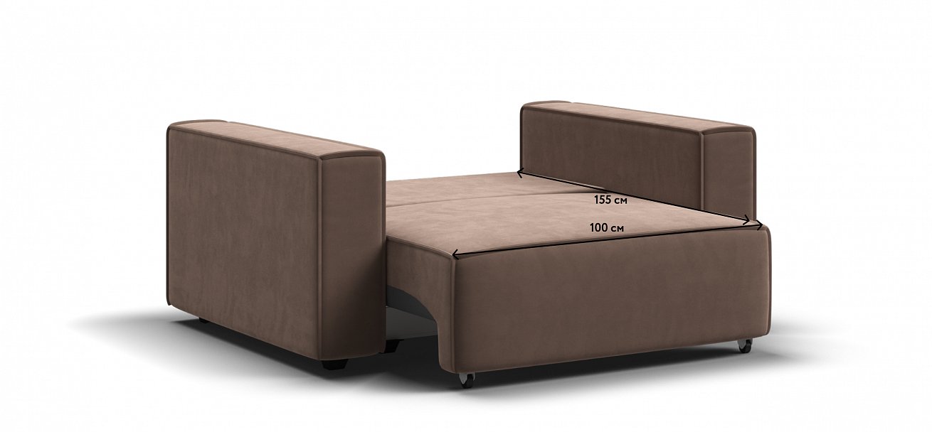 Кресло Босс Софт Модуль велюр Монолит мокко