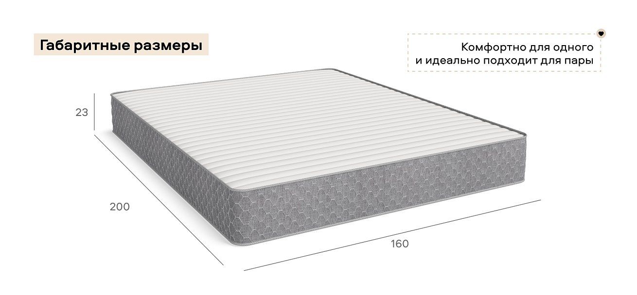 Босс Смарт - матрас 160*200