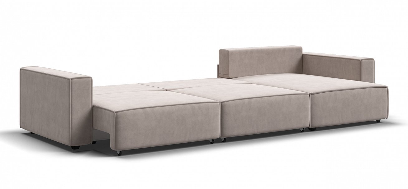 Угловой диван Босс Софт Модуль Макс велюр Монолит латте