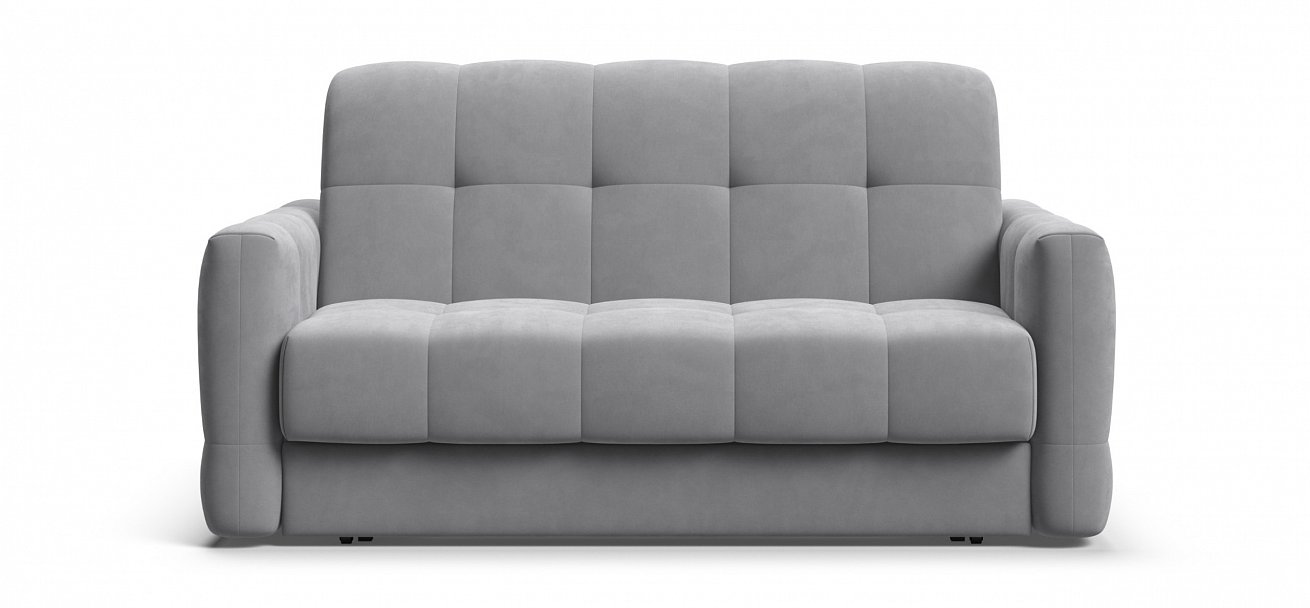 Диван Босс Слип 140 велюр Монолит сталь