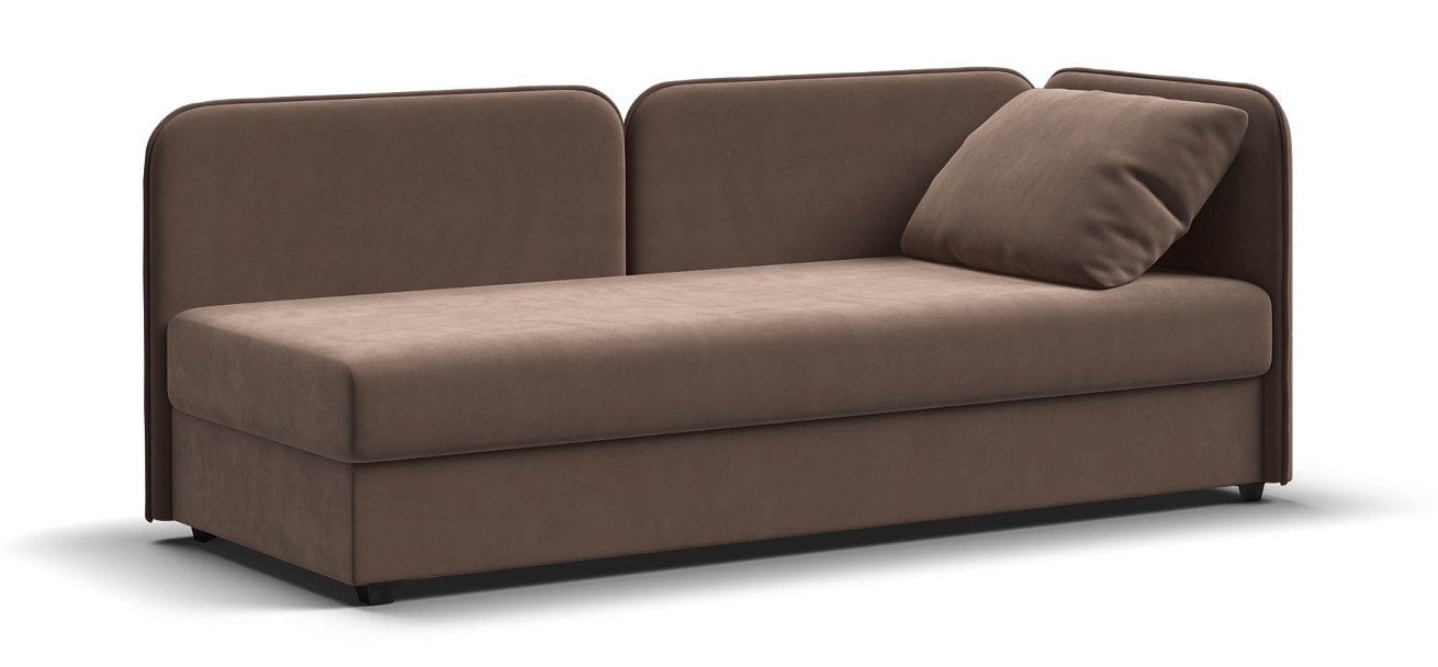 Тахта Ирис велюр Монолит мокко