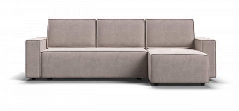 Угловой диван Норд велюр Монолит латте 1