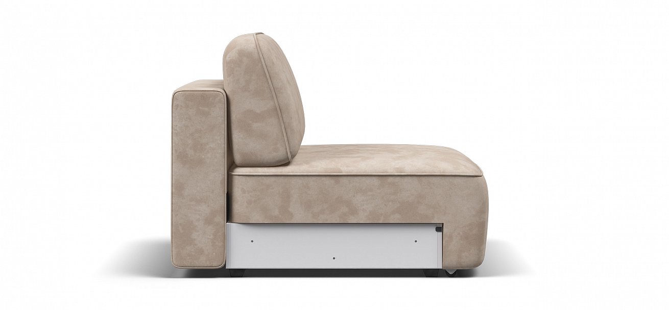 Кресло Кинг Модуль велюр Алькантара пепел