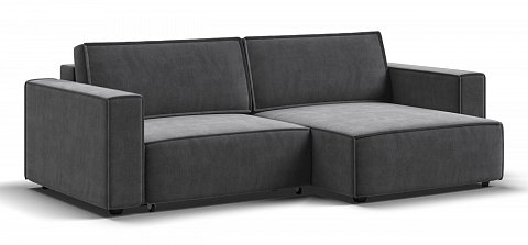 Угловой диван Босс Софт Модуль велюр Монолит серый 1
