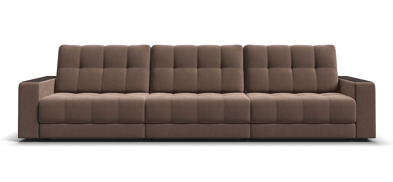 Диван Босс Гранд велюр Монолит мокко