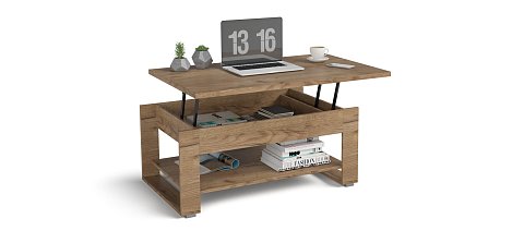 Стол журнальный Люкс Крафт табачный 3