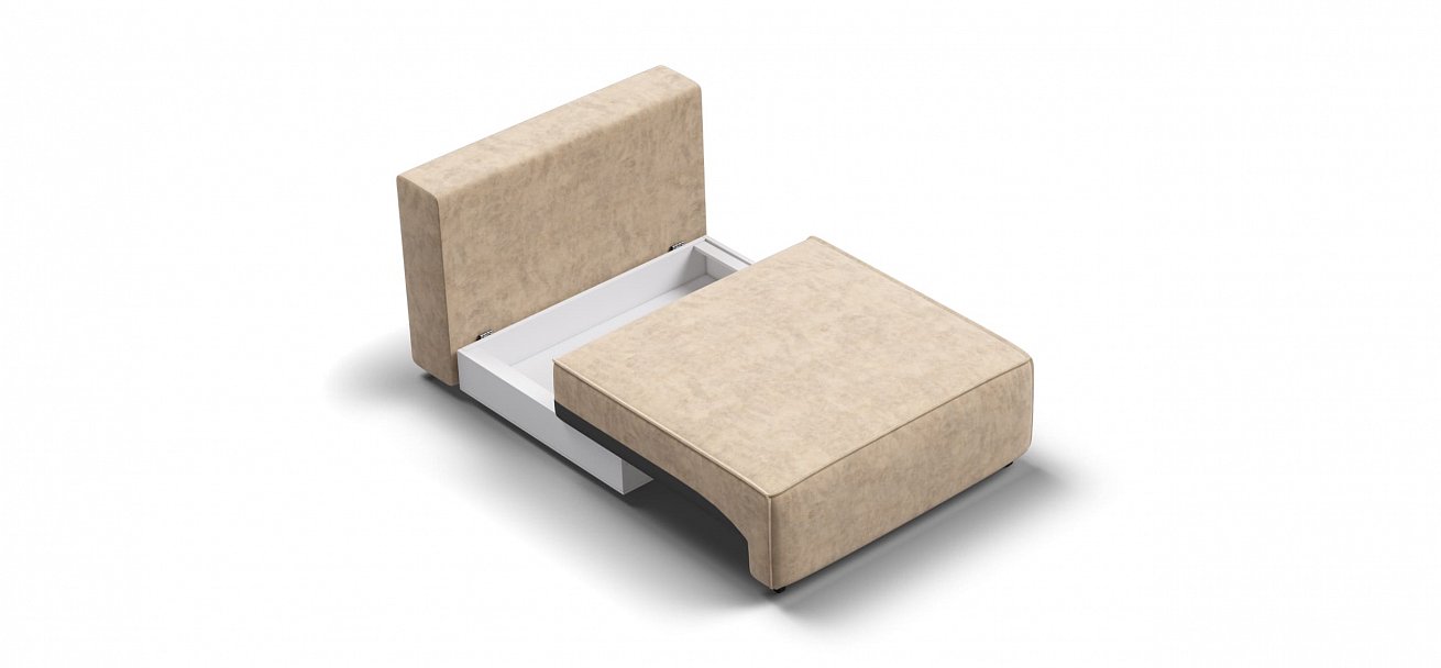 Босс Софт Модуль спальное место велюр Роял шампань