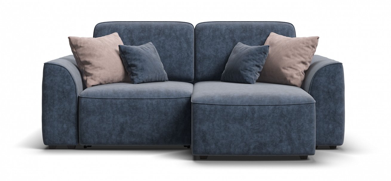 Угловой диван Кинг Модуль велюр Роял синий