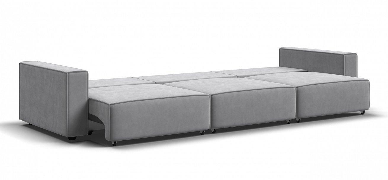 Диван Босс Софт Модуль Макс велюр Монолит сталь