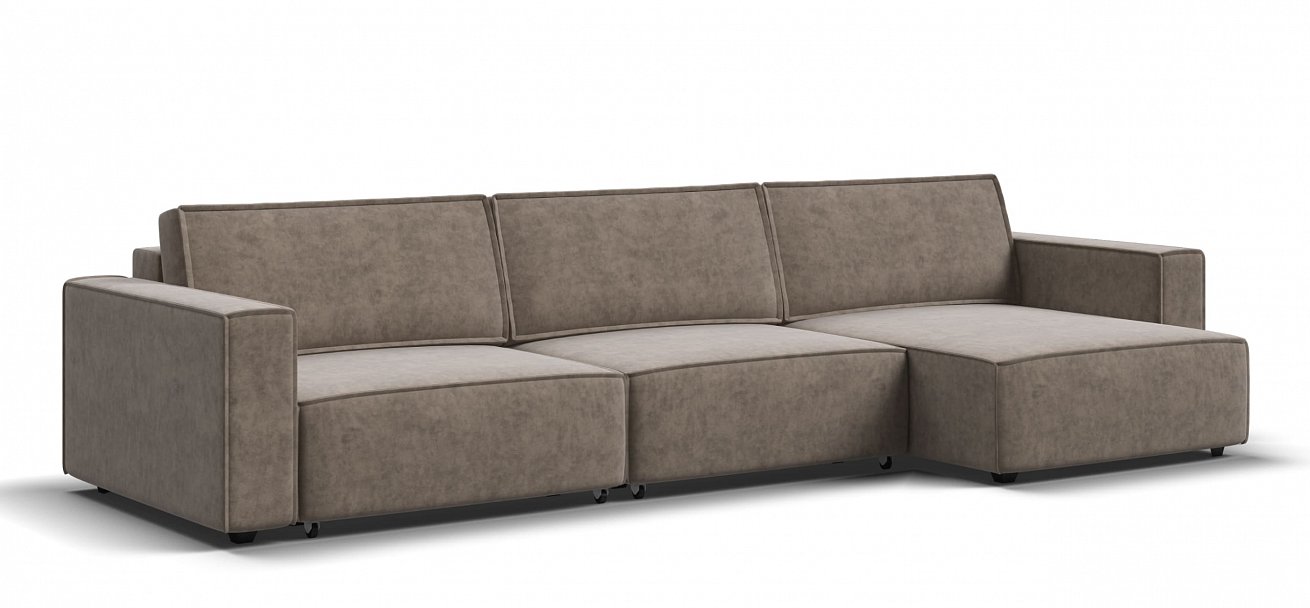 Угловой диван Босс Софт Модуль Макс велюр Роял тауп