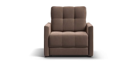 Босс Лофт кресло-кровать велюр Монолит мокко 1