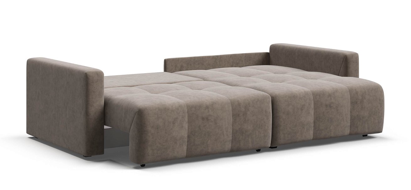 Угловой диван Босс Тренд велюр Роял тауп