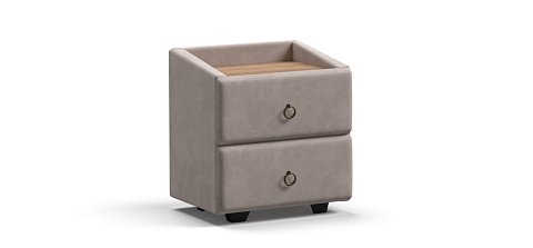 Тумба Босс Классик велюр Монолит Латте, Орех Селект 1