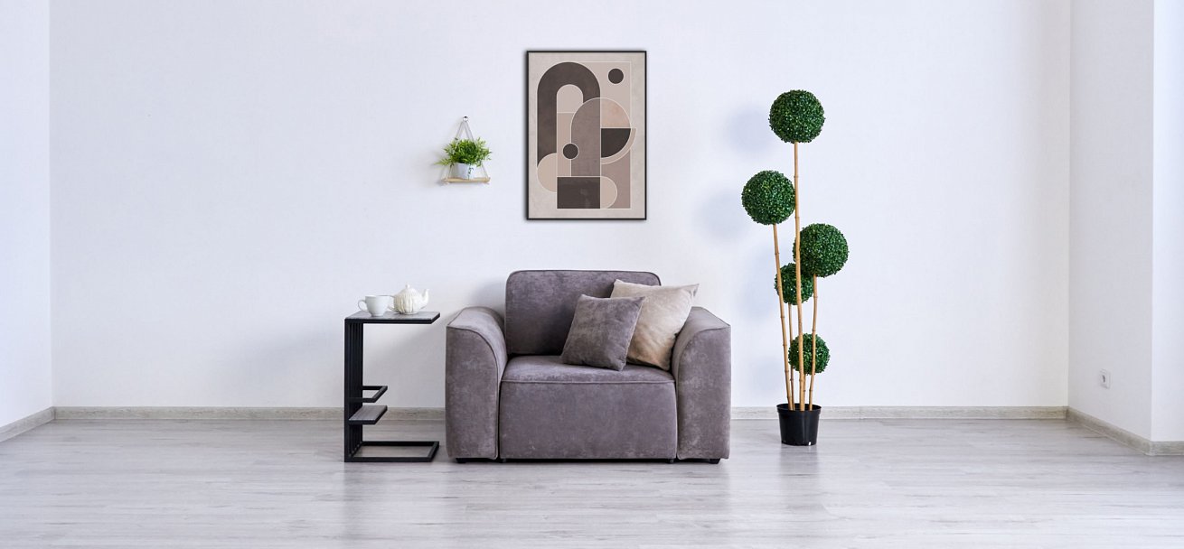 Кресло Кинг Модуль велюр Роял тауп